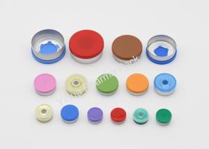 China Vial Caps 13mm 20mm 32mm Pharmaceutical Aluminum Plastic Flip Off Vial Cap wholesale