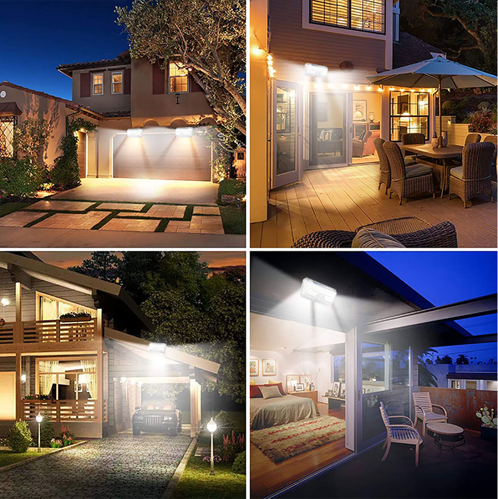 3000MAH 5.5V 2.5W Waterproof Solar Street Light 6500K Outdoor PIR Sensor