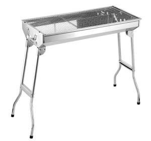 China Thickened Large Stainless Steel Barbecue Outdoor Folding Barbecue BBQ Portable Barbecue wholesale