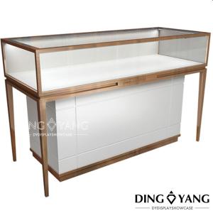 China Metal Framed 1350X550X960MM Glass Store Display Case wholesale