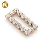 Rectangle Metal Buckle Shoes Decoration Accessories 50mm*25mm Size