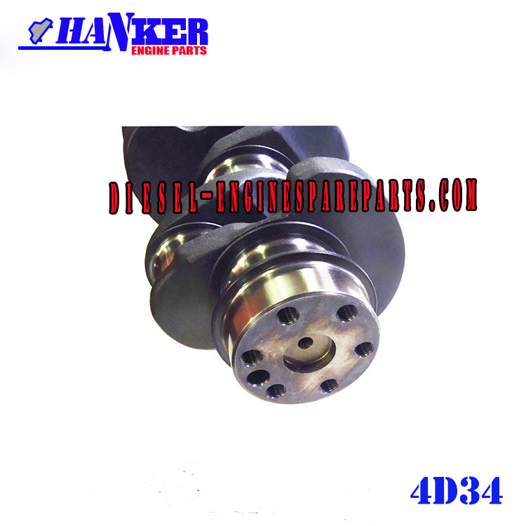 ME136680 Mitsubishi 4D34 Crankshaft ME017354 Casting / Alloy Material