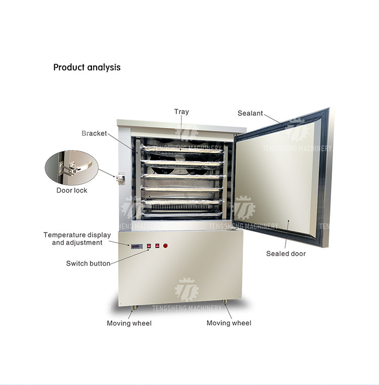 Stainless steel steamed bun quick-freezer food seafood low-temperature quick-freezer