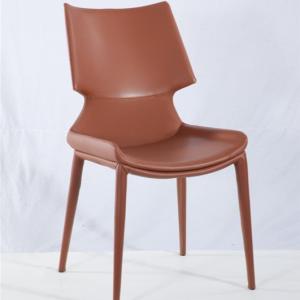 China Cafe Furniture 60x48x93.5cm Painted Metal Dining Chair wholesale
