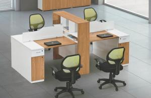 China modern 4 seats office desk workstation in warehouse in Foshan wholesale