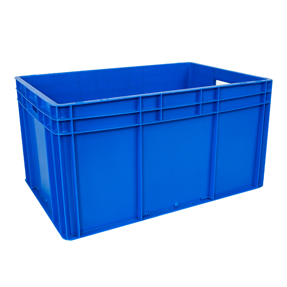 60L Plastic Crates Turnover Logistic Box with Lid Production Time 7-25 Days Foldable