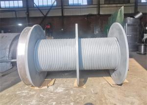 China Lebus Grooved Double Rope Winch Drum 100mm-2500mm Length wholesale
