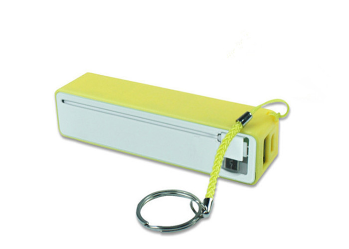 Portable Plastic Power Bank With Charging Line For Various Electronics Devices