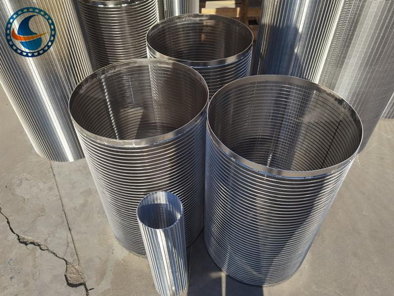 Duplex Steel 2507 Wedge Wire Screen Continuous Slot Id 300mm