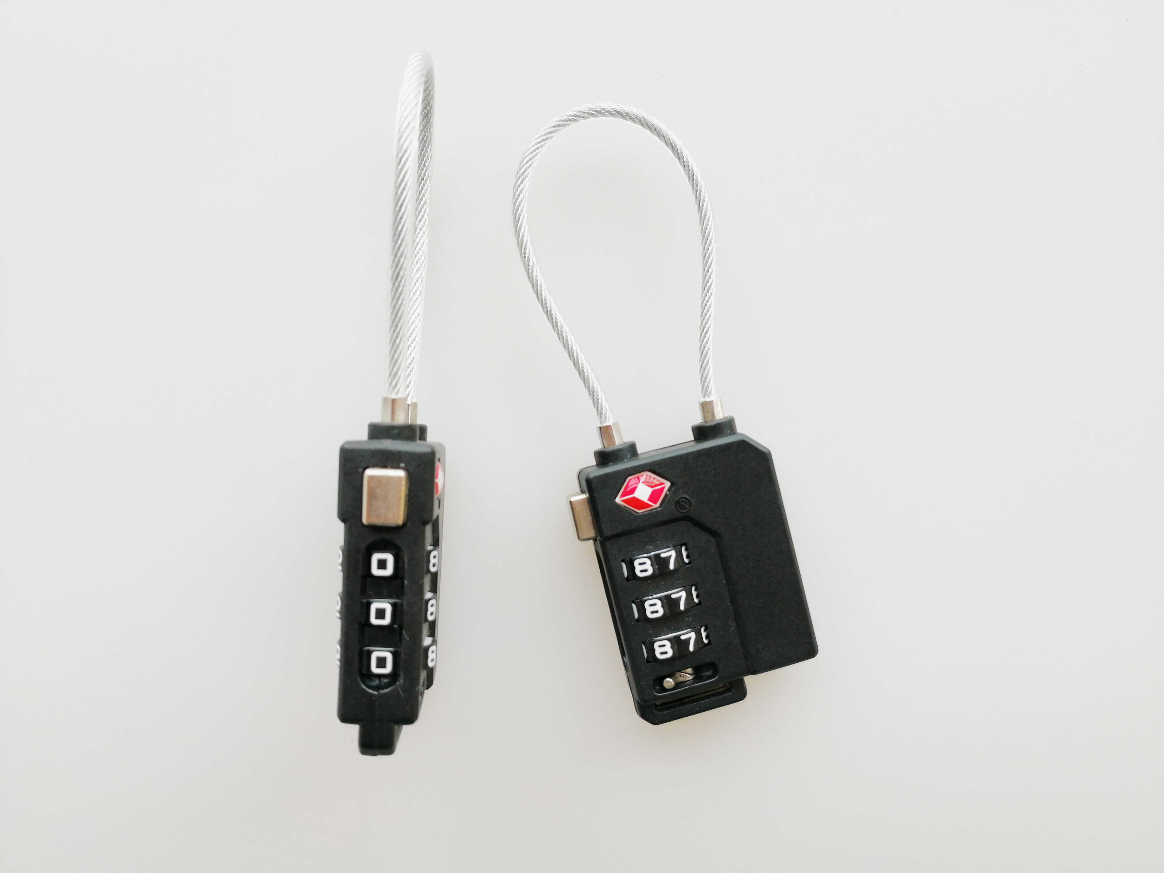 35.2g TSA Combination Padlock / TSA 21100 3 Digit Number Lock PC Material