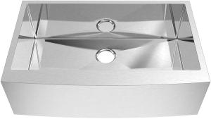 China 33 Inch Farmhouse Apron Front Kitchen Sink Undermount Deep SS 16 Gauge wholesale