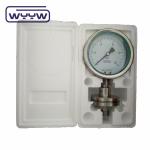 industrial manometer 100mm diaphragm seal chemical plant pressure gauge