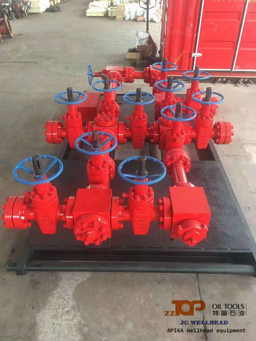 Oil Well API 16C EE PLS 3 Choke Wellhead Manifold