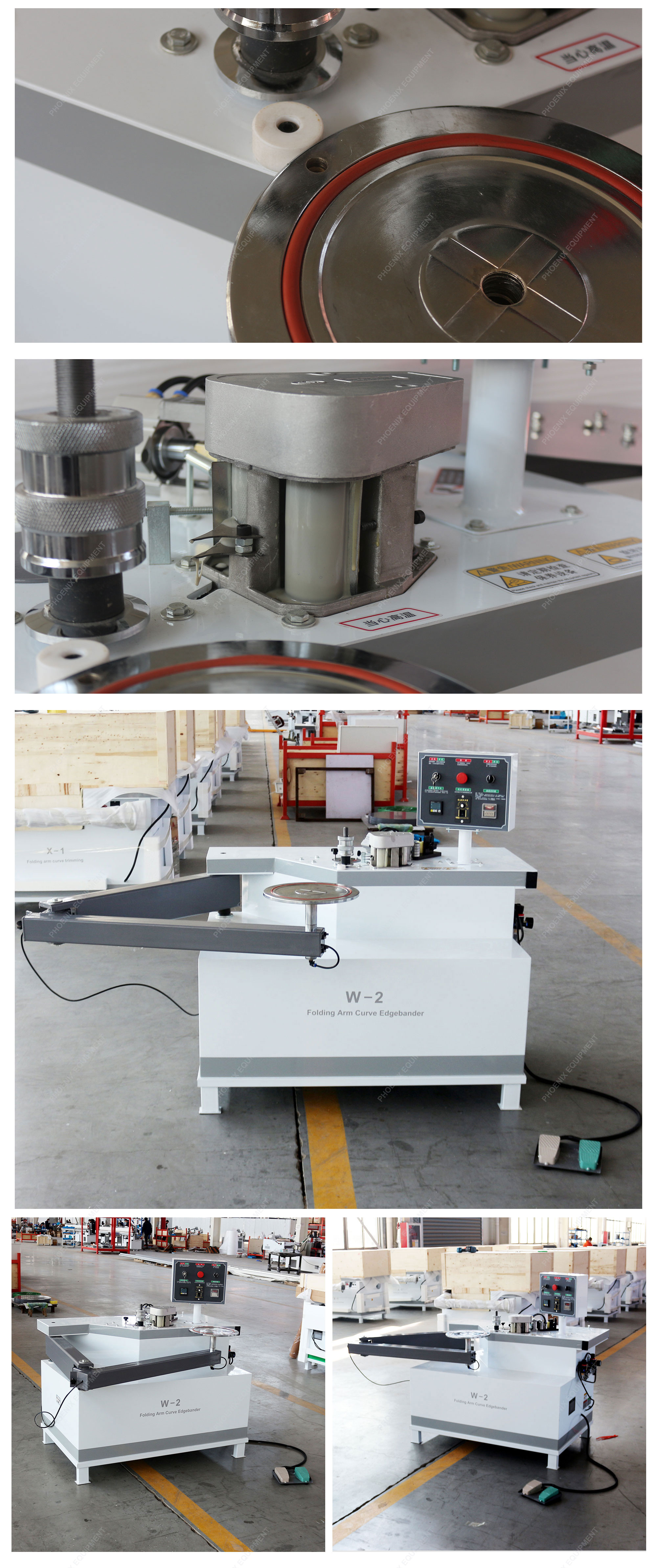 Auto Edge Bander Machine for MDF Straight and Bevel Laminate Corner PVC Small Edge Banding