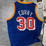 Curry Blue Polyester 30 Basketball Training Jerseys Breathable