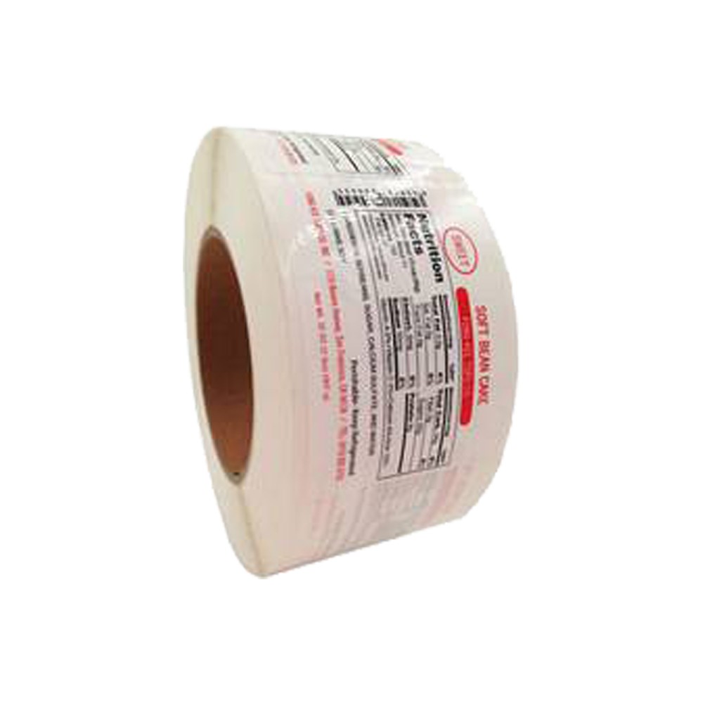 Die Cut Shape CMYK Color ISO9001 2000 Waterproof Blank Labels