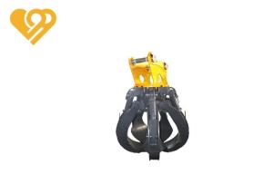 China High Quality 5-Tine Orange Undercarriage Spareparts Grapple Bucket wholesale
