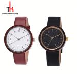 Black Sandal PU Leather Belt Watches For Mens No Deformation