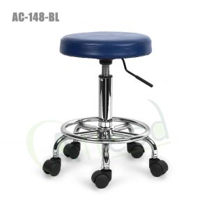 Dust Free ESD PU Anti Static Chairs Blue Adjustable Height