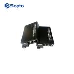 PoE Power Fiber Media Converter 1 Fiber Port 4 UTP Ports With Commercial
