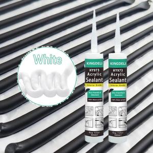 China Acrylic Silicone Bathroom Caulk , Waterproof Transparent Silicone Adhesive wholesale