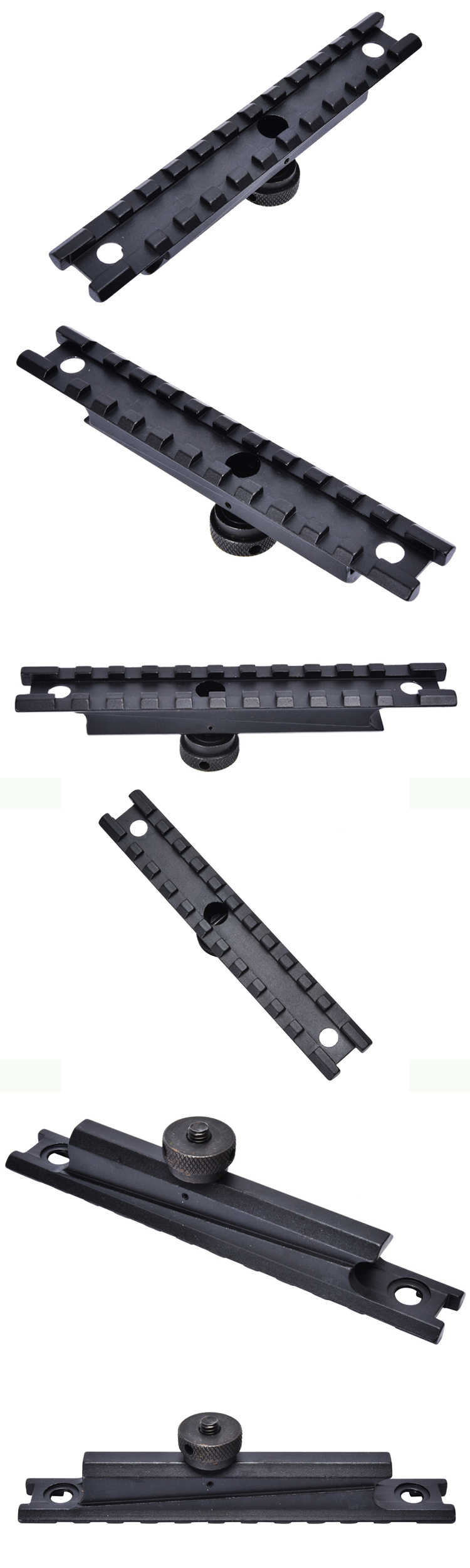 Matte Black Tactical Scope Mount 11mm Slot Carry Handle Mount Adapter Easy Installation