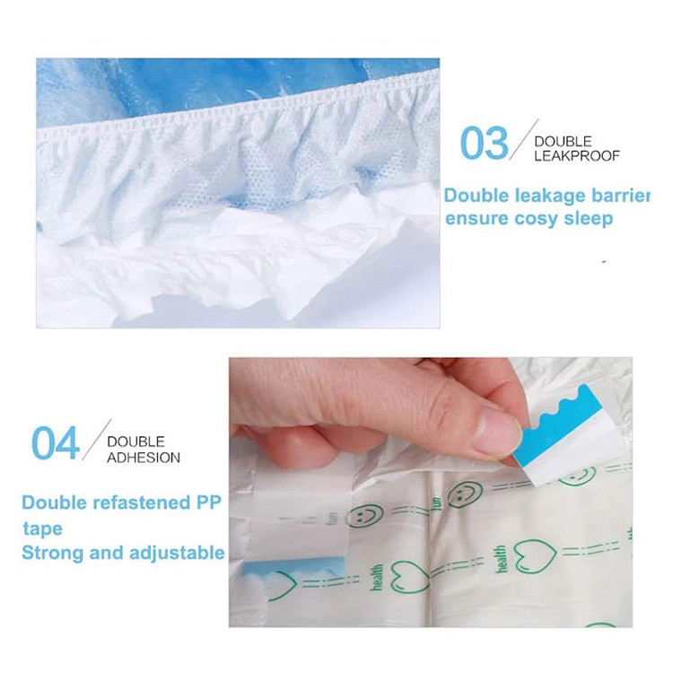 800 1000 1200ml Absorption Unisex Incontinence Adult Diapers