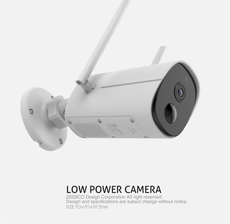 Tuya Smart Wifi Bullet Network Camera Outdoor Waterproof IP65 IR LED