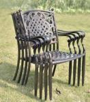 Leisure Garden Cast Aluminum 8 Seater Outdoor Furniture Table And Chair Set
