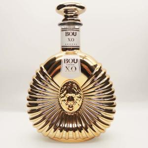 China XO Glass Bottle 750ml Vacuum Electroplating Coating Golden wholesale