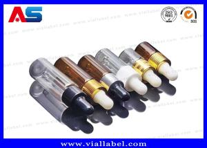 China 5ml / 10ml / 15ml / 20ml Glass Dropper Bottle Offer, Clean Bottles With Glass Dropper wholesale