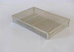 Food Grade 304 Stainless Steel Wire Mesh Tray Medical Basket