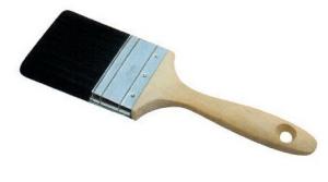 China Hollow Synthetic Black Bristle Paint Brush Polyester Filament wholesale