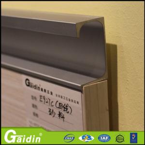 China dresser powder coated interior foggy siver aluminum furniture handle wholesale