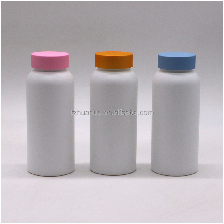 Sterile Frosted 250g Capacity PET Plastic Bottle for Eco-Friendly Supplement Storage