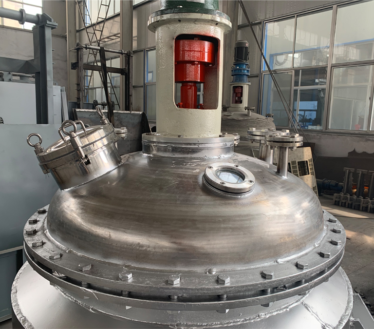 500L Ball Valve Discharge Stainless Steel Chemical CSTR Reactor for Retail Industry