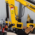 EPA Rubber Track Hydraulic Crawler Excavator Overall Length 5385mm