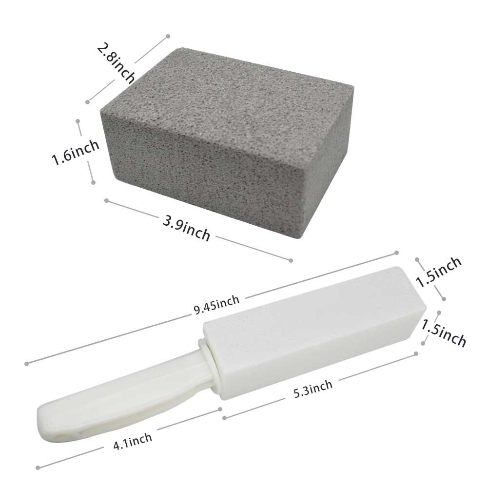 Pumice Stone for Cleaning, Pumice Scouring Pad, Toilet Bowl Ring Remover Pumice Stick Cleaner for Kitchen/Bath/Pool