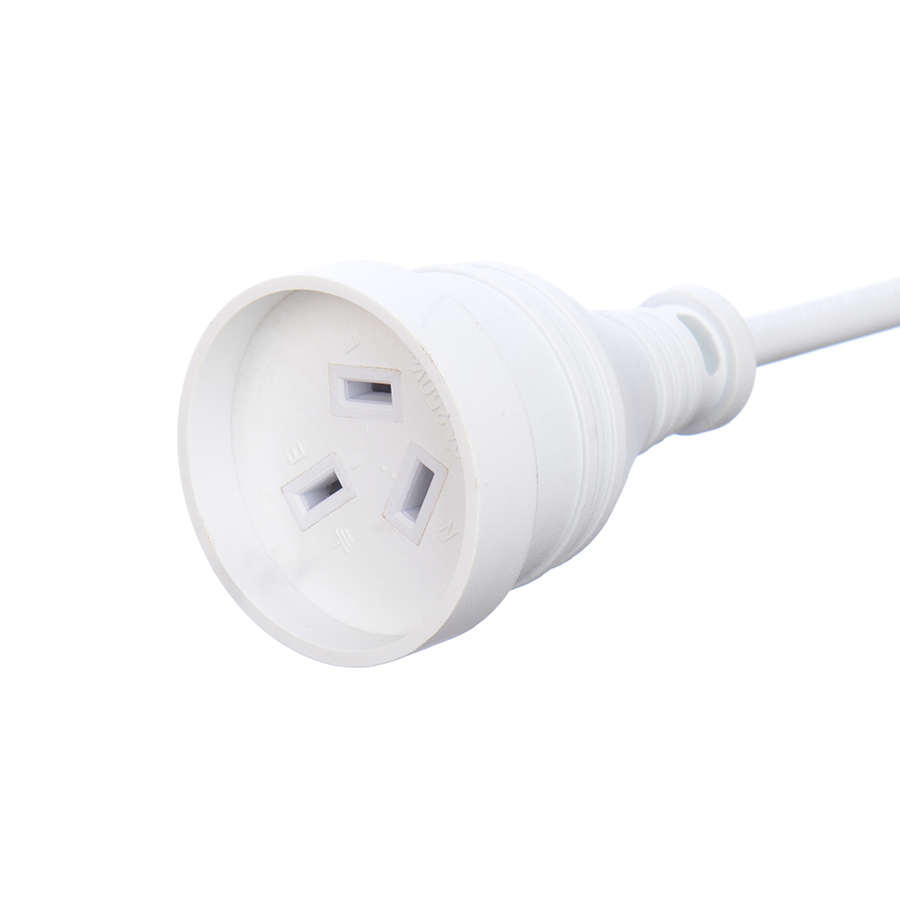 Australian SAA Standard Plug Laptop Power Cord IEC Female End Type 10-15A Rated Current for Home Appliances