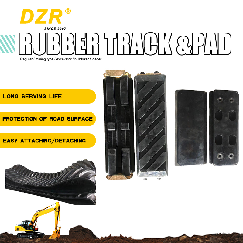 400X72.5X72W 320X100X45 Rubber Track for 3-5T Mini Excavators from Manufacturing Plant