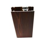 Wood Finish Wardrobe Aluminium Profile Fair Corrosion Resistance For Window /