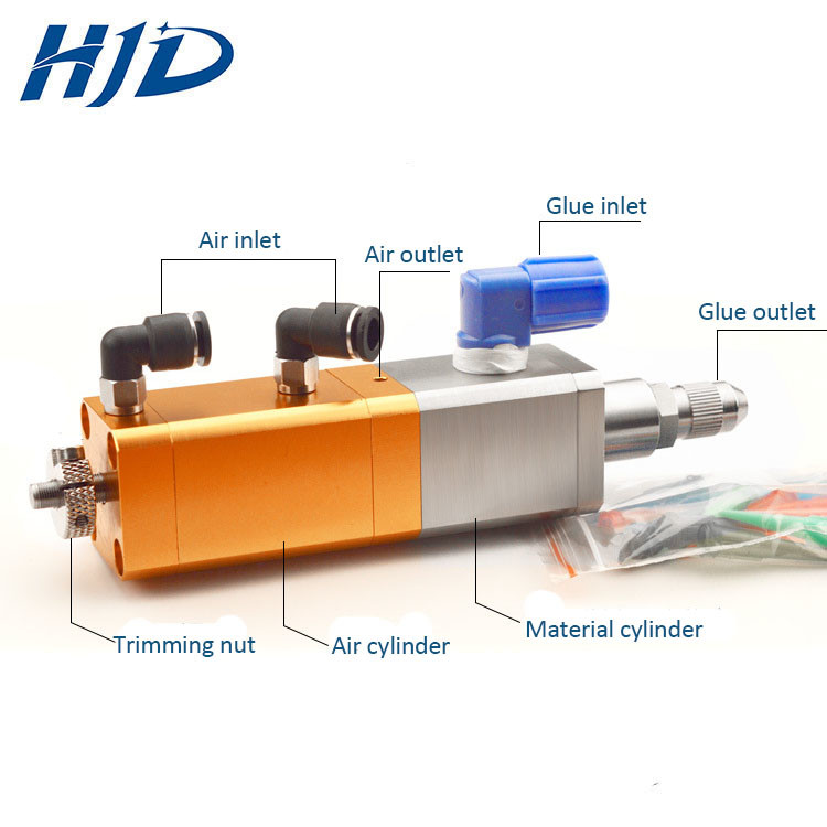 Manual Glue Dispenser Valve For Electronic Components Long Work Life