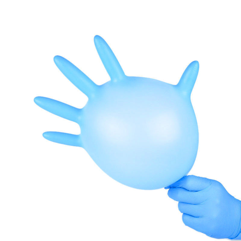 ISO9001 11'' Inspection Disposable Nitrile Gloves Powder Free Large
