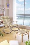 Rattan / Wicker Leisure Outdoor Rocking Chair Aluminum