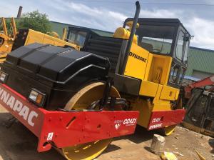 China Used DYNAPAC CC421 Double Drum Road Roller Compactor wholesale