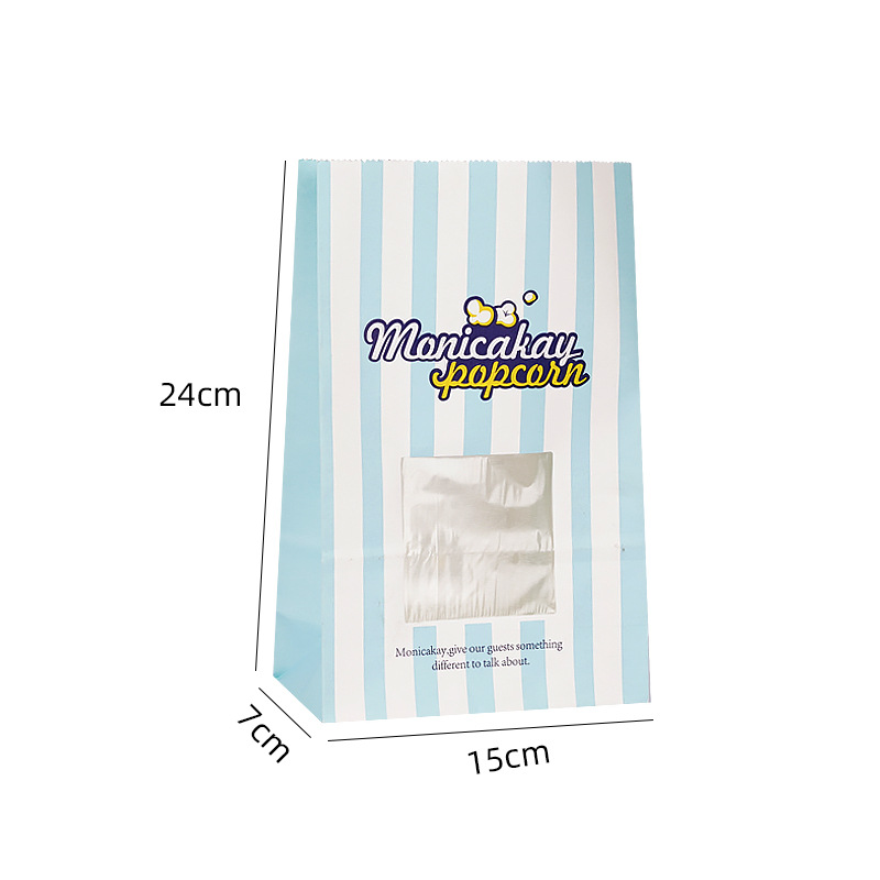 Gravure Printing Custom Color Accepted Food Grade Kraft Paper Bag for Restaurant