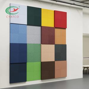 China ODM Square Fiber Acoustic Sound Tiles Flavorless For Office Wall wholesale