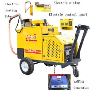 China Self Propelled Concrete Asphalt Crack Sealing Equipment With 100L Tank wholesale