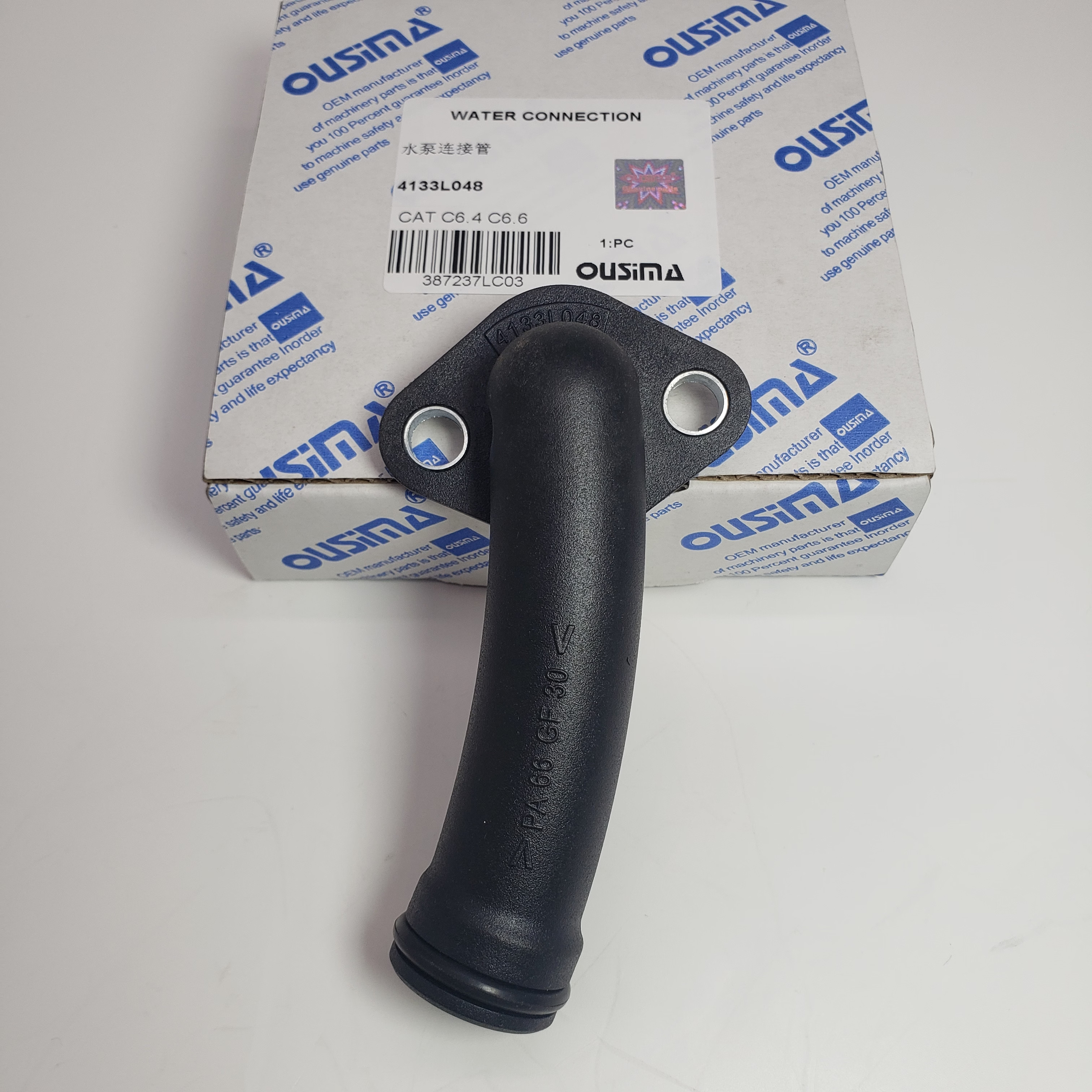 4133L048 Water Conenetion Water Pump Tube For C6.4 C6.6