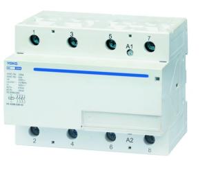 China Din Rail Single Phase Household AC Contactor 4 Pole IP20 100A 230V wholesale